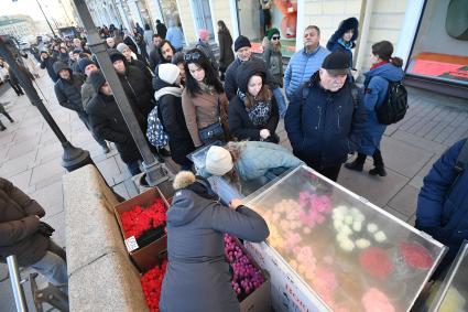 Празднование международного женского дня в Санкт-Петербурге