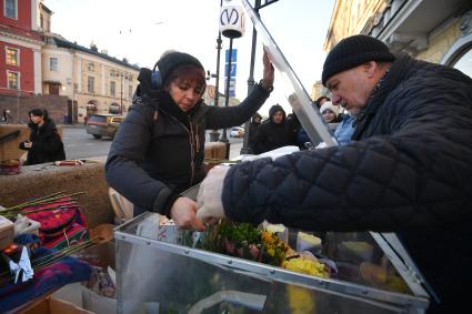 Празднование международного женского дня в Санкт-Петербурге