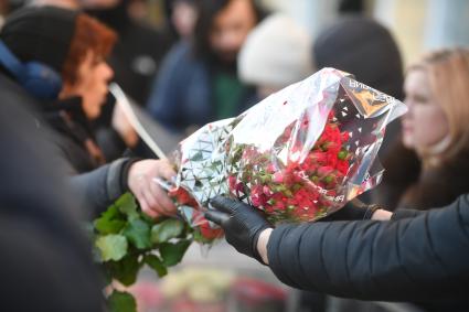 Празднование международного женского дня в Санкт-Петербурге