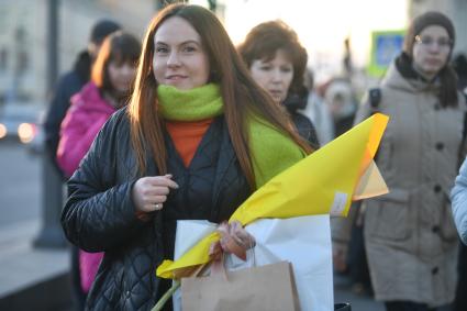 Празднование международного женского дня в Санкт-Петербурге