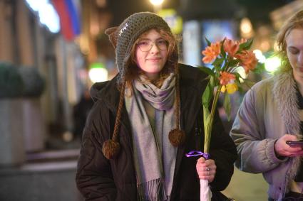 Празднование международного женского дня в Санкт-Петербурге