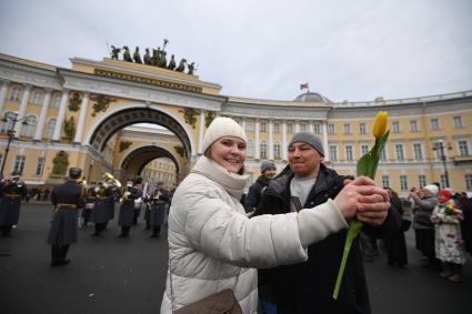 Празднование международного женского дня в Санкт-Петербурге