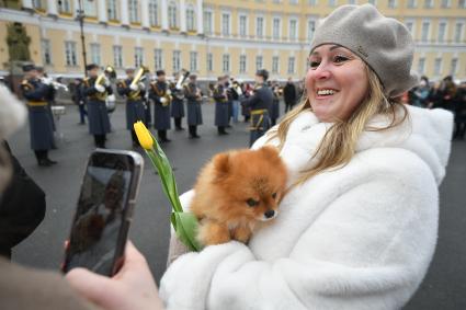 Празднование международного женского дня в Санкт-Петербурге