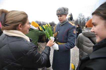 Празднование международного женского дня в Санкт-Петербурге