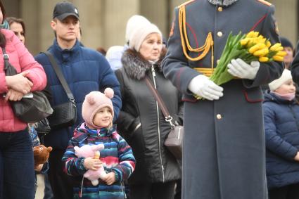 Празднование международного женского дня в Санкт-Петербурге