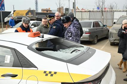 Последствия падения беспилотников в Москве и Московской области