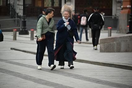 Сильный ветер в Москве