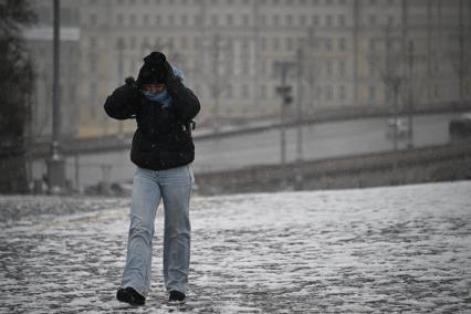 Снег в Москве