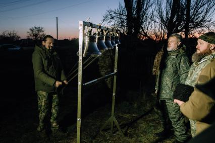 Казаки батальона Судоплатова (БАРС-32) в Запорожской области