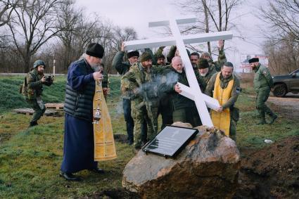 Казаки батальона Судоплатова (БАРС-32) в Запорожской области