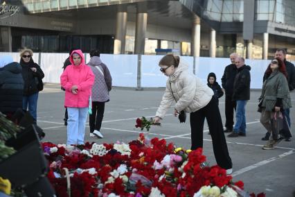 Открытие мемориала жертвам теракта в Крокус Сити Холле\"