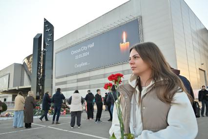 Открытие мемориала жертвам теракта в Крокус Сити Холле\"