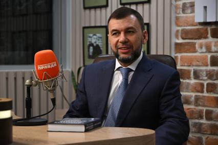 Денис Пушилин на радиостанции Комсомольская правда\"