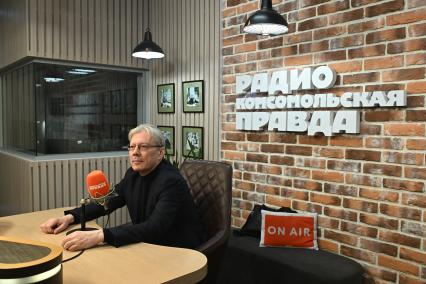 Владимир Катцов на радиостанции Комсомольская правда\"
