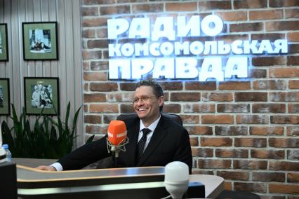 Георгий Филимонов на радиостанции Комсомольская правда\"