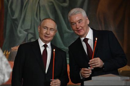 Владимир Путин и Сергей Собянин