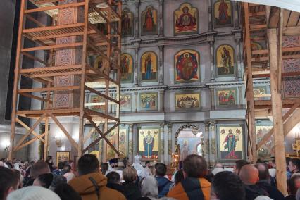 Пасхальное богослужение в Красноярске
