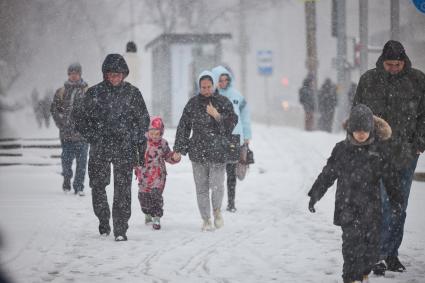 Снегопад в Перми