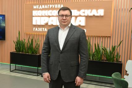 Максим Митрофанов в редакции \"Комсомольской правды\"