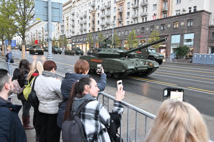 Репетиция Военного парада, посвященного 80-летию Победы в Великой Отечественной войне