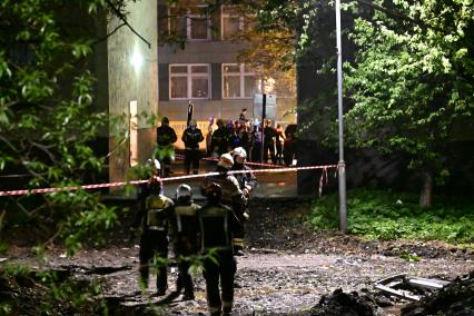 Пожар на улице Генерала Тюленева