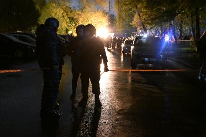 Пожар на улице Генерала Тюленева