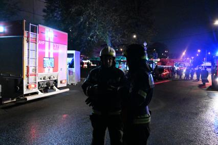 Пожар на улице Генерала Тюленева
