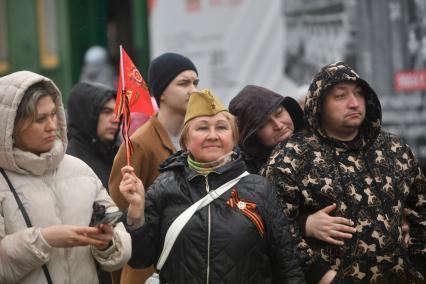 Прибытие ретропоезда Эшелон Победы\" в Екатеринбург