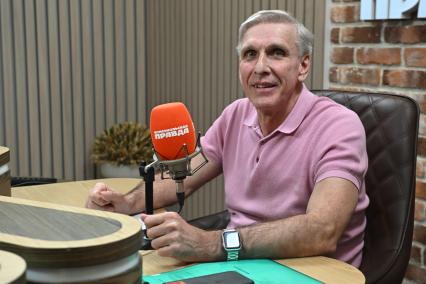 Михаил Щербинин на радиостанции Комсомольская правда\"