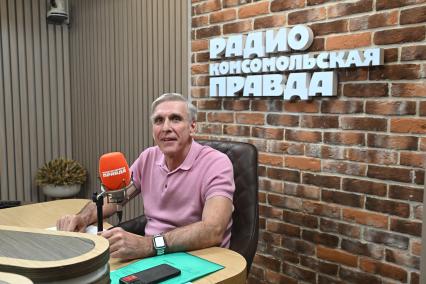 Михаил Щербинин на радиостанции Комсомольская правда\"