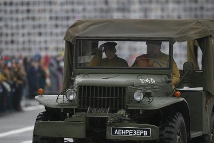 Генеральная репетиция парада Победы В Петербурге