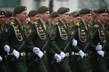 Генеральная репетиция парада Победы В Петербурге