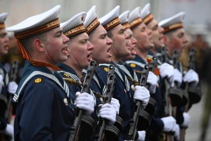 Генеральная репетиция парада Победы В Петербурге