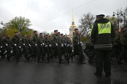 Генеральная репетиция парада Победы В Петербурге