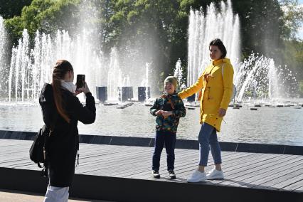 В Москве заработали фонтаны