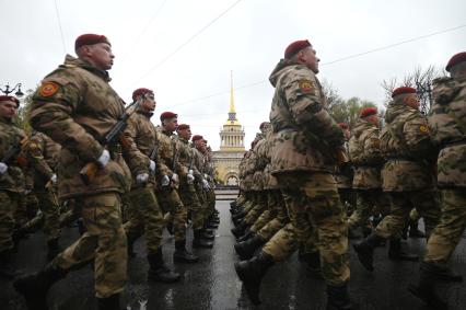 Генеральная репетиция парада Победы в Петербурге