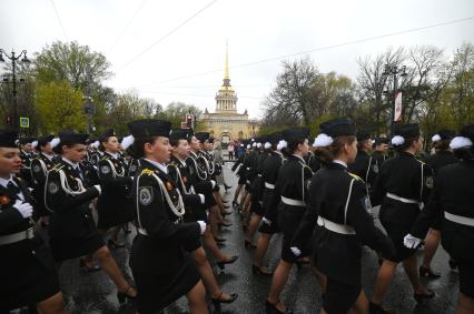 Генеральная репетиция парада Победы в Петербурге