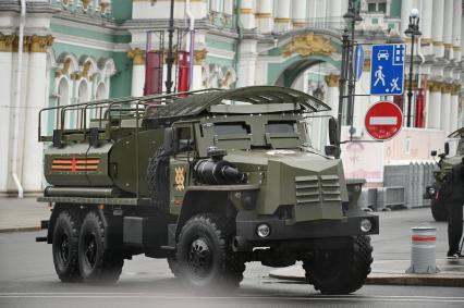 Генеральная репетиция парада Победы в Петербурге