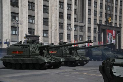Репетиция Военного парада, посвященного 80-летию Победы в Великой Отечественной войне