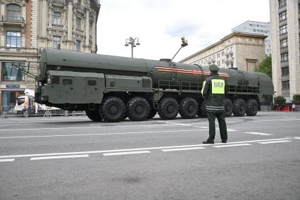 Репетиция Военного парада, посвященного 80-летию Победы в Великой Отечественной войне
