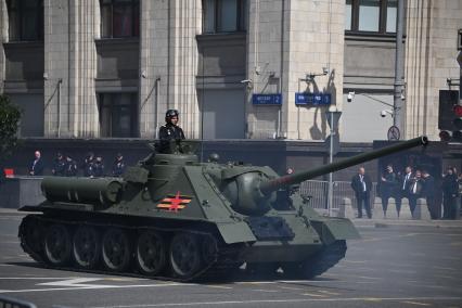 Репетиция Военного парада, посвященного 80-летию Победы в Великой Отечественной войне