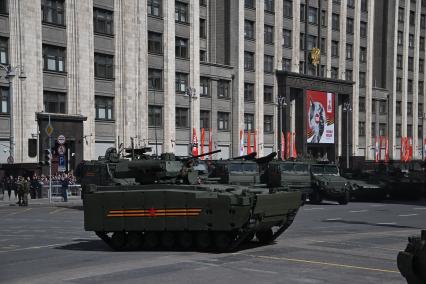 Репетиция Военного парада, посвященного 80-летию Победы в Великой Отечественной войне