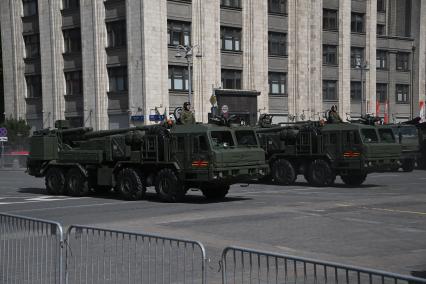Репетиция Военного парада, посвященного 80-летию Победы в Великой Отечественной войне