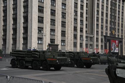 Репетиция Военного парада, посвященного 80-летию Победы в Великой Отечественной войне