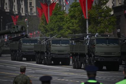 Репетиция Военного парада, посвященного 80-летию Победы в Великой Отечественной войне