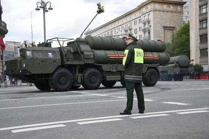Репетиция Военного парада, посвященного 80-летию Победы в Великой Отечественной войне
