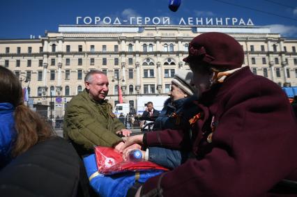 Акция Бессмертный полк\" в Санкт-Петербурге