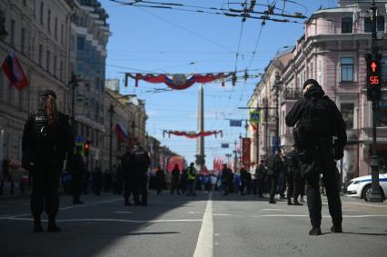 Акция Бессмертный полк\" в Санкт-Петербурге