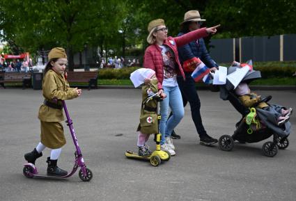 Празднование Дня Победы в Москве