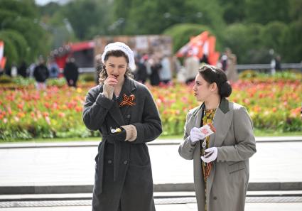 Празднование Дня Победы в Москве
